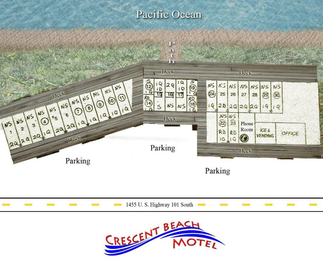 Crescent Beach Motel เครสเซนต์ซิตี ภายนอก รูปภาพ